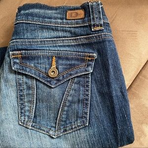 DKNY mid rise jeans straight leg -4Petite
